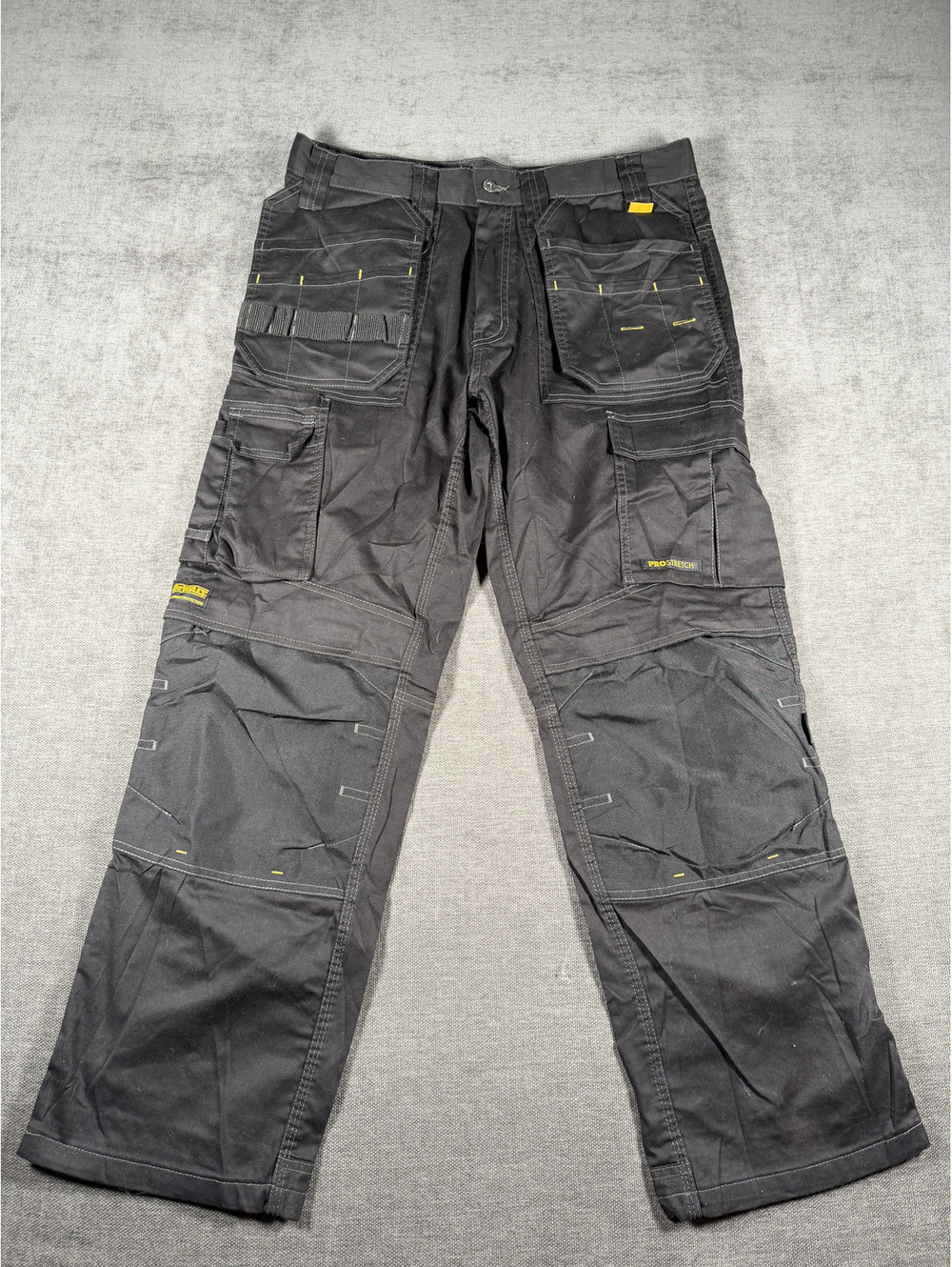 DeWalt Pro Tradesman Stretch Work Pants 34x31 Black